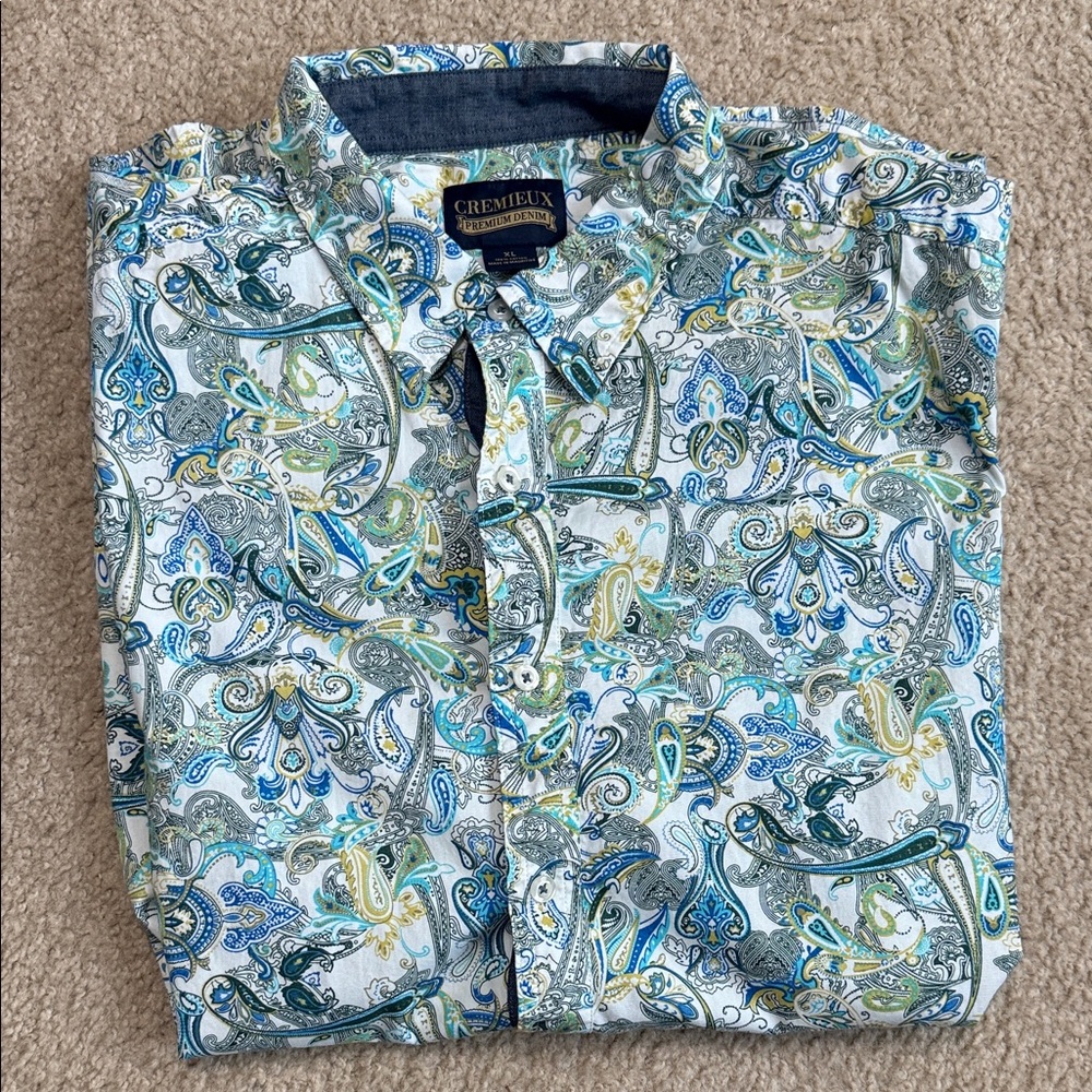 Cremieux Paisley Button-Up Shirt